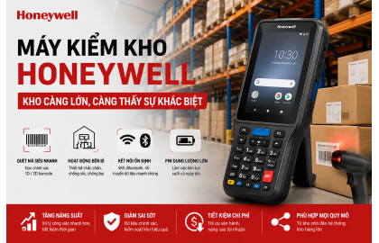 Máy Kiểm Kho Honeywell – Kho Càng Lớn, Càng Thấy Sự Khác Biệt