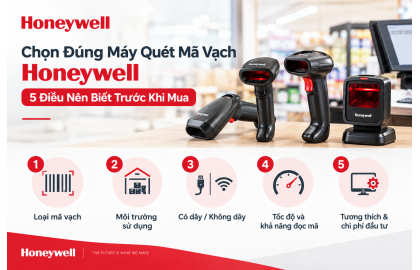 Chọn Đúng Máy Quét Mã Vạch Honeywell: 5 Điều Nên Biết Trước Khi Mua